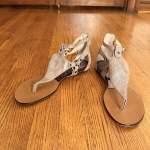 Vince Camuto Averie Metallic Strappy Sandal Size‎ 10M